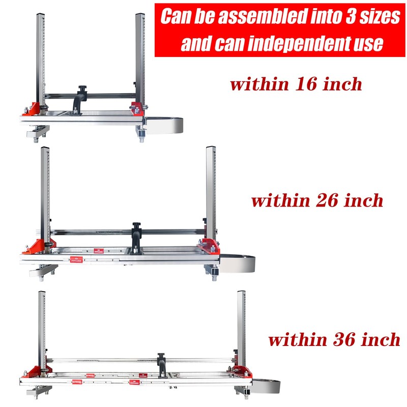 Zozen Chainsaw Mill with Lumber Guide Brackets, Portable Sawmill Kit