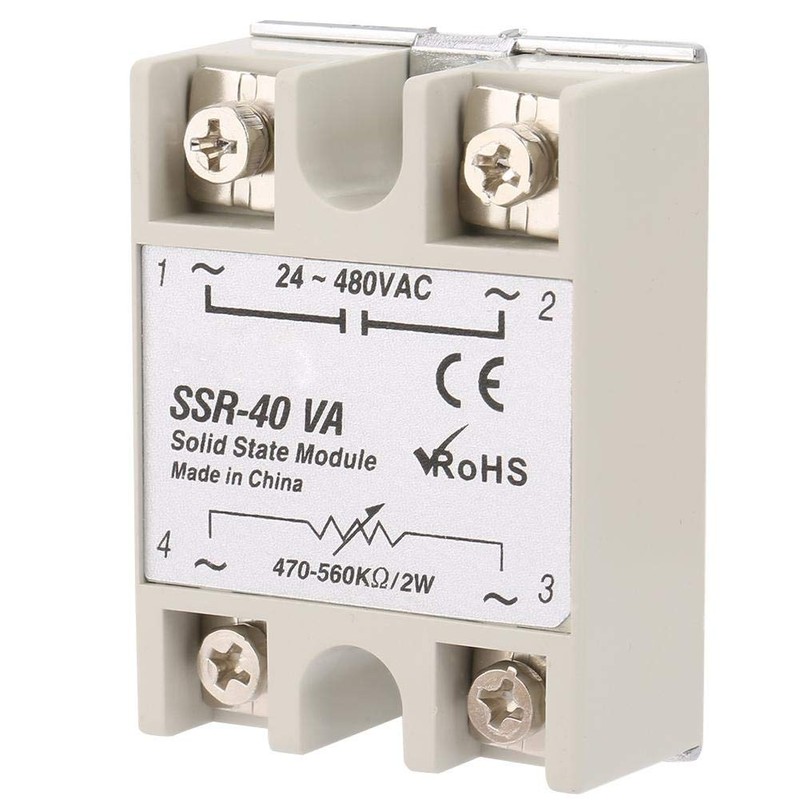 SSR-40VA Load Voltage 24-480V AC 40A Rated Current Regulator Solid