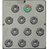 Bite Size Christmas Wreath Chocolate Candy Mold Christmas 2162