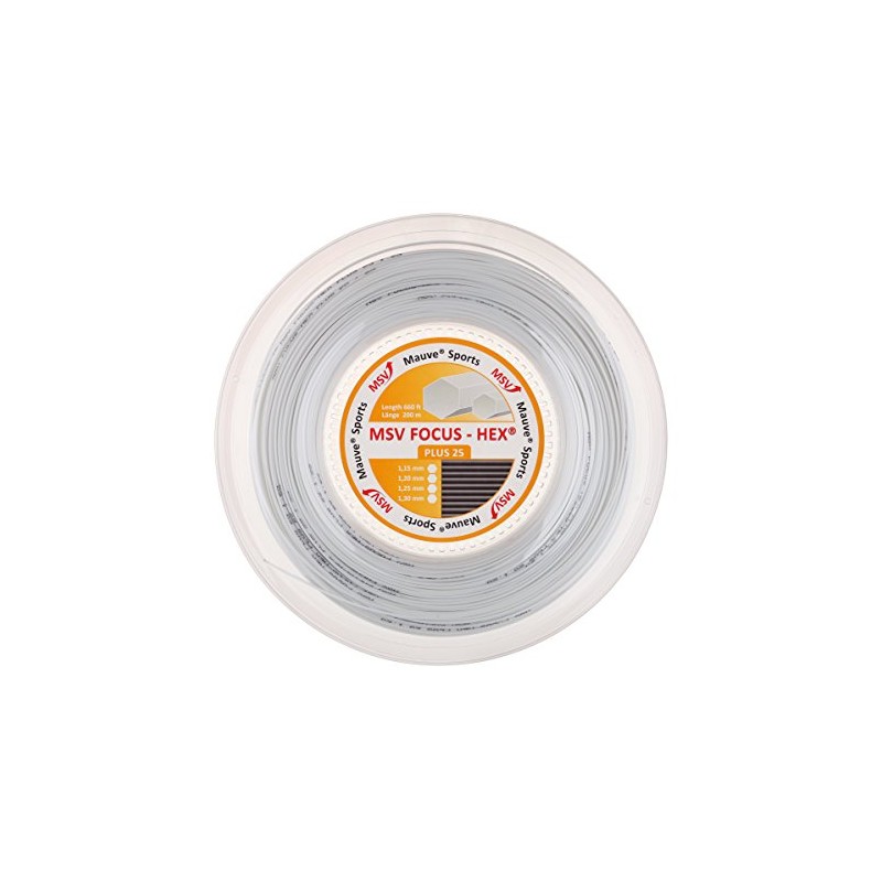 MSV Focus-HEX Plus 25 0355260135400010 String Roll 200 m White