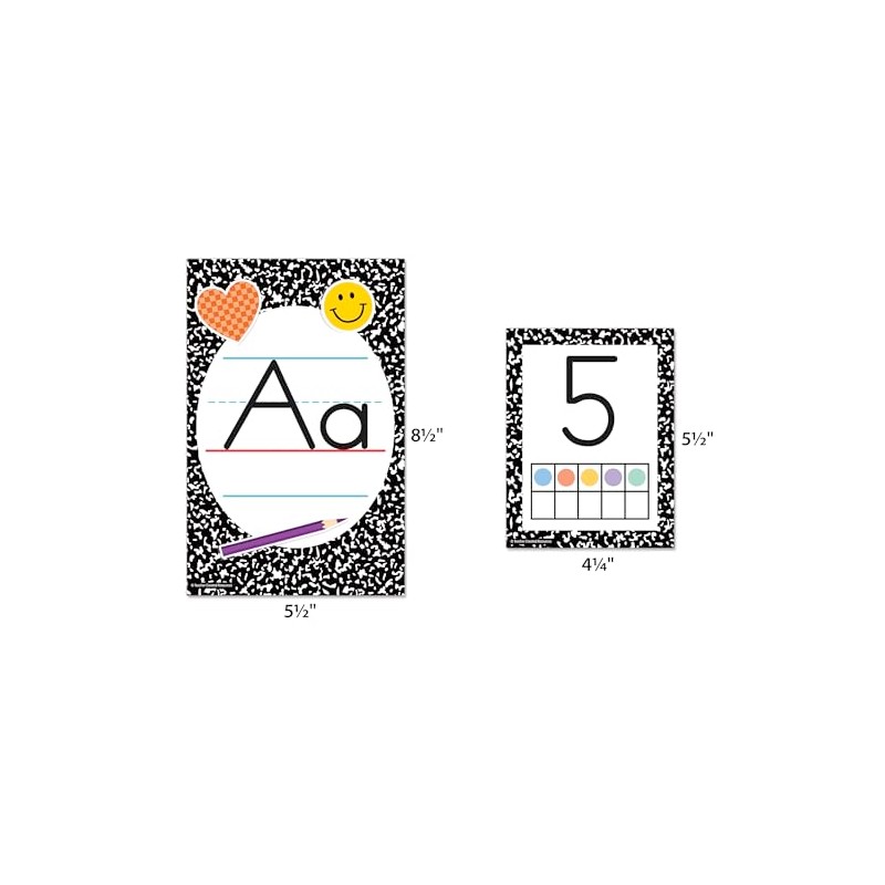 Teacher Created Resources Cool for School Composition Alphabet Bulletin Board