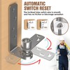Heavy Duty Cafe Door Hinges,304 Stainless Steel Thick Hinges, Self