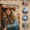 Lyrow 50 Pcs Western Cowboy Iron on Patch for Hat