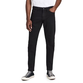 Madewell Men's Athletic Slim Coolmax Jeans, Bainhart Wash, Black, 36