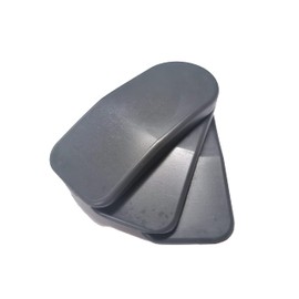 BML 9mm Heel Lifts, 3pk (Ladies Small, Gray [Super Soft])