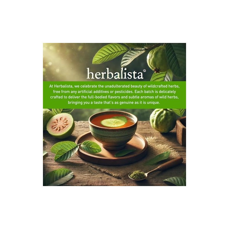 HERBALISTA - Té de hojas de guayaba enteras de cosecha