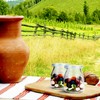 Encheng 7 oz Clear Glass Jars With Lids,Yogurt Container With