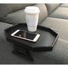 NHD NHD Pekokavo Sofa Armrest Clip Tray Table, Couch Drink