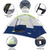 3-4 People Camping Tents, Waterproof Windproof Tent with Rainfly Easy