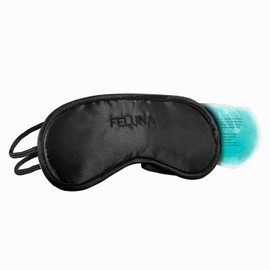 Feluna Premium Sleeping Mask with Cooling Pad Can Also Be Used as eye mask, Sleeping Mask with Adjustable Elastic Strap And Silk Touch