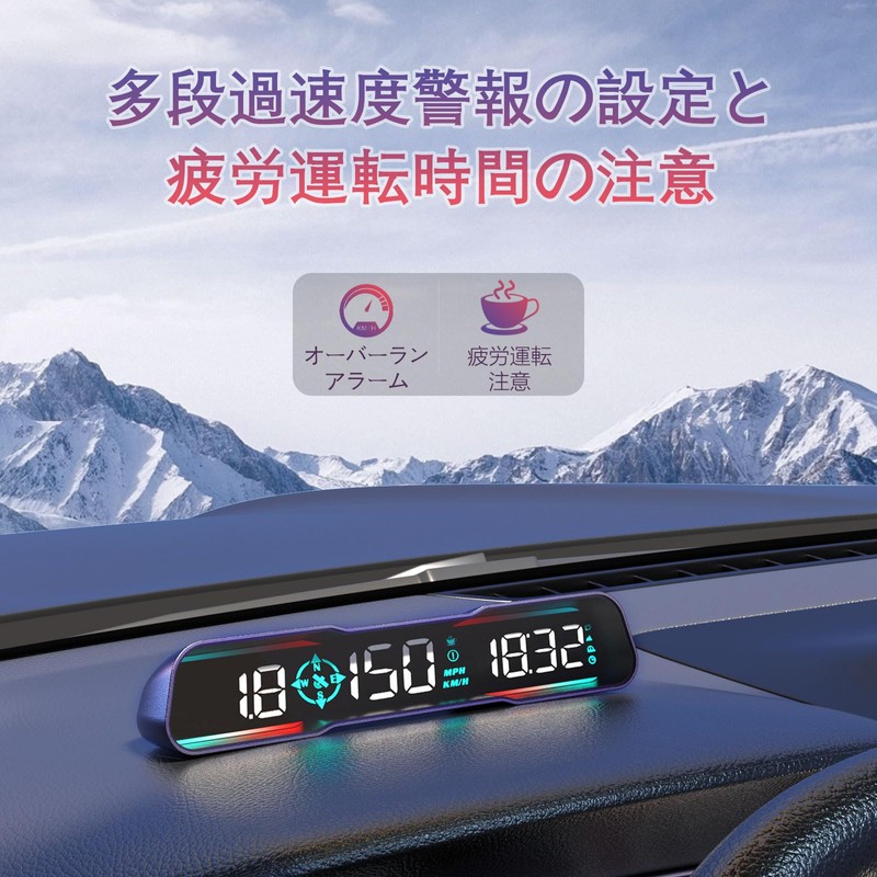 Car HUD head up display, car HUD, newly designed speedometer,