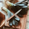 OPINEL Essential No.113 Serrated Paring Knife, Hornbeam Handles, Made in