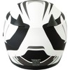 CONQUEST RETRO HELMET WHITE/BLACK/GREY XS
