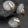 9PCS Self Adhesive Hooks Plastic Seashell Decorative Wall Mounted Bathroom