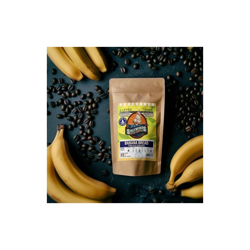 Banana Bread Ground Coffee by Saltwinds Coffee Company (340g) |