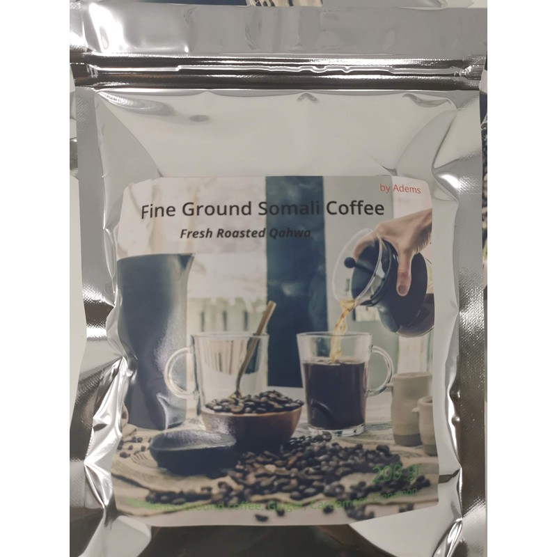 Adems Ground Somali coffee with ginger/Qahwa Somali or kahwa traditional
