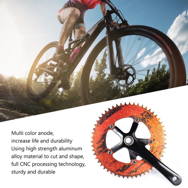 BOLANY Bicycle Chainring 54T BCD130 Bike Chain Ring Positive Negative