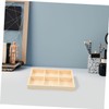 Zerodeko Wooden Storage Divider Box with Compartments Stylish Organizer for