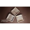 FOOGO Green 50 Disposable Palm Leaf Plates, Eco-Friendly Biodegradable Compostable
