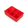 Houdini Easy Release Silicone Large Ice Cube Tray 6Ice Cube