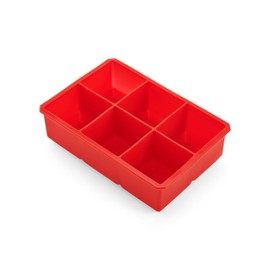 Houdini Easy Release Silicone Large Ice Cube Tray 6Ice Cube Molds
