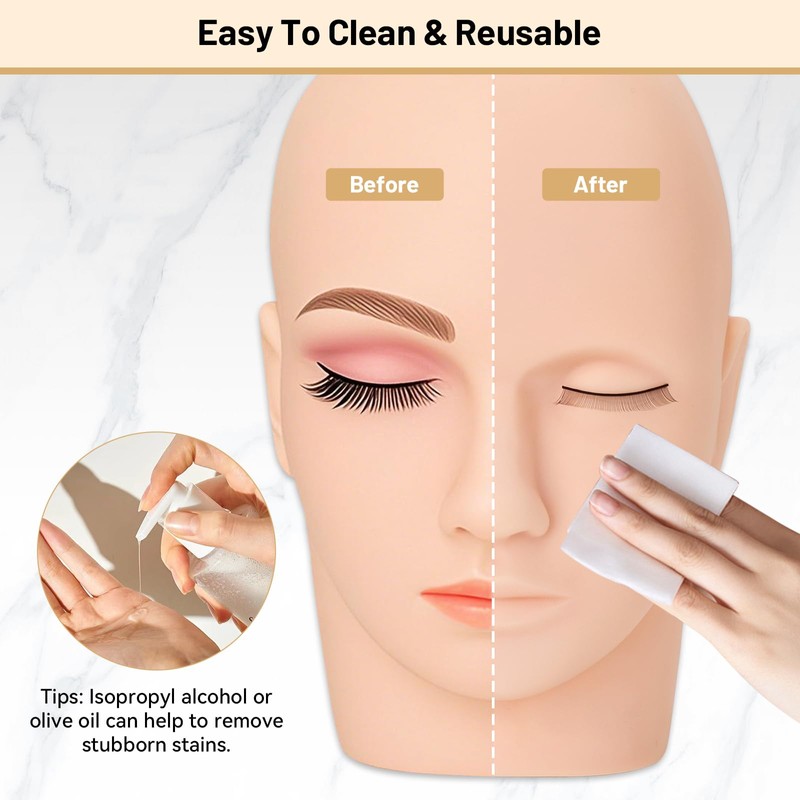 Yekavo Eyelash Extension Set, Professional Eyelash Extensions Set, Exercise Set