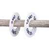 Blulu 10 Pack Clothing Rack Size Dividers Round Hangers Dividers