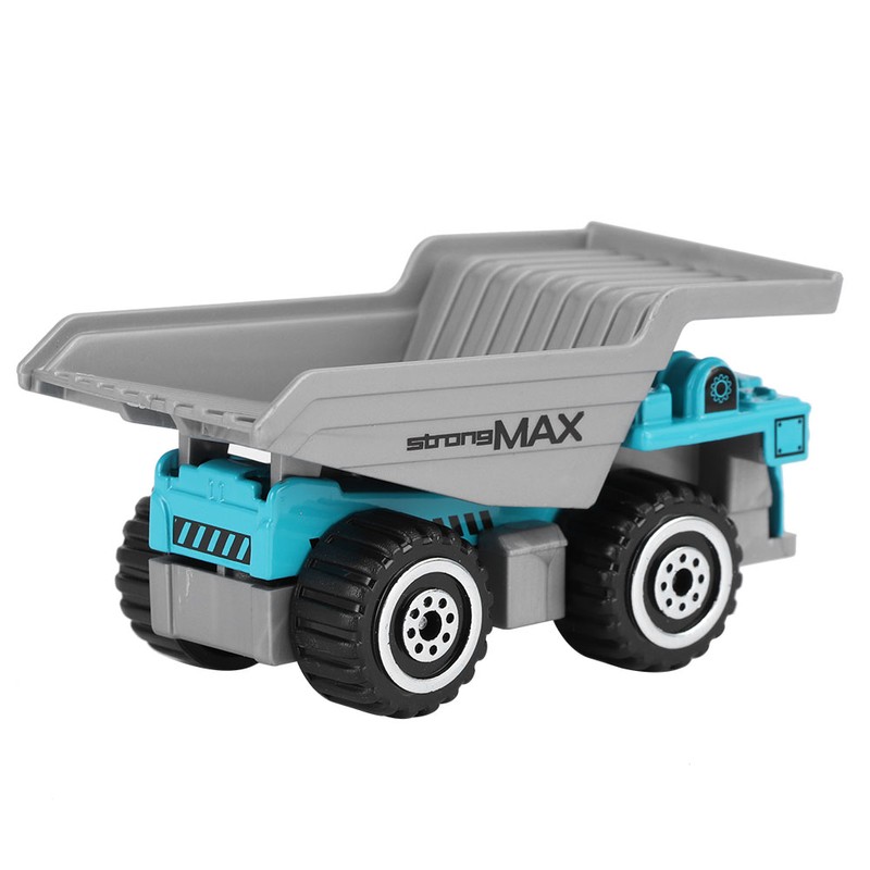 6pcs 1:64 Engineering Car Model Alloy Simulation Vehicle Car Model