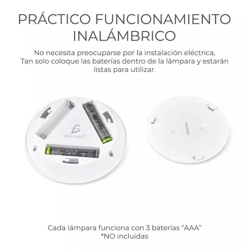 Ele-Gate Kit De Tres Lámparas Led + Control Remoto Auto