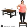 YINMIT Wooden Step Stool for Adults, Heavy Duty Step Stool