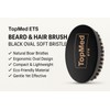 Portable Black Soft Bristle Hair Beard Brush