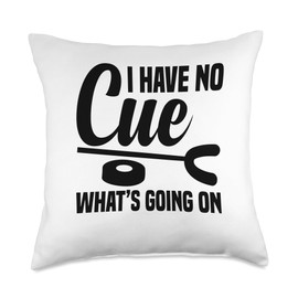 Shuffleboard Player Pucks Wax Scoreboard Game Shuffleboard Throw Pillow