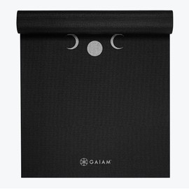 Gaiam - Alfombrilla de yoga de alta calidad, 6 mm, extra gruesa, antideslizante, para ejercicios y ejercicios de fitness, para todo tipo de yoga, pila