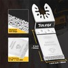 Diamond Oscillating Multi Tool Blade 3 Pcs, TOLESA Flush Cutting