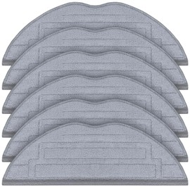 SANLQF Robot Mop Cloth Vacuum Accessories: Reusable Microfiber Mopping Pad Replacement Accessories for Roborock S8 Pro Ultra, 6Pack