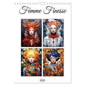Femme Finesse (Wall Calendar 2026 DIN A4 Portrait), CALVENDO 12 Month Wall Calendar: Discover the captivating allure of Femme Finesse calendar, where ... the essence of each season. (CALVENDO People)