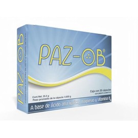 Paz Ob Suplemento Alimenticio, 30 Cápsulas