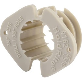 HoldRite 3/4 Inch Thru Stud Isolation Clamp, 10 Pack, Pipe Support, PEX, Copper, CPVC, 162Z10