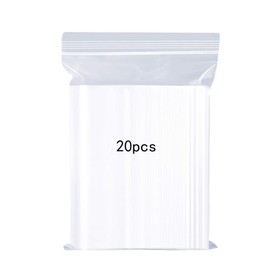 Meridy Resealable Clear Plastic Bags, Sealed Storage Bags, Press Seal Bags Suitable for Household Use, Storage Bags for Clothing, transparent, 30x40cm