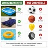 Inscool Portable Electric Air Pump with 3 Nozzles for Inflatables