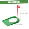 SUPVOX Plastic Golf Putting Cups 3pcs Golf Hole Training Aid