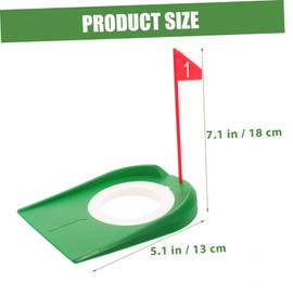 SUPVOX Plastic Golf Putting Cups 3pcs Golf Hole Training Aid Practice Putting Holes