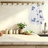 2Pcs Chinoiserie Dachshund Kitchen Towels, Weiner Dog Gifts for Women
