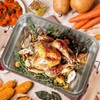 Tifanso Stainless Steel Roasting Pan - Heavy Duty Turkey Roasting