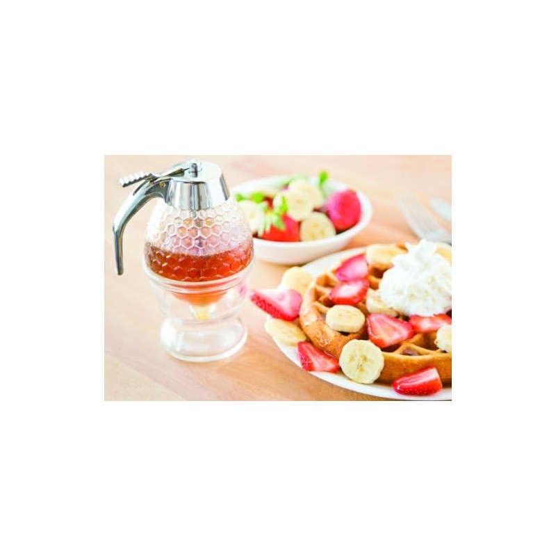 Fox Run Syrup Dispenser Honey, 3.25 x 4 x 6