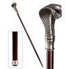 Design Toscano Cobra Pewter Walking Stick