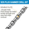 SDS Plus Rotary Hammer Drill Bit 5Pcs 5/32 in. x
