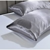Pack of 2 Satin Pillowcases for Hair and Skin, Satin