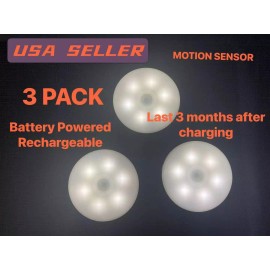 FYRI Rechargeable LED Motion Sensor Night Lighting for Kitchen,Cabine