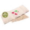 Zollner24 Cherry stone cushion approx. 20 x 53 cm, removable